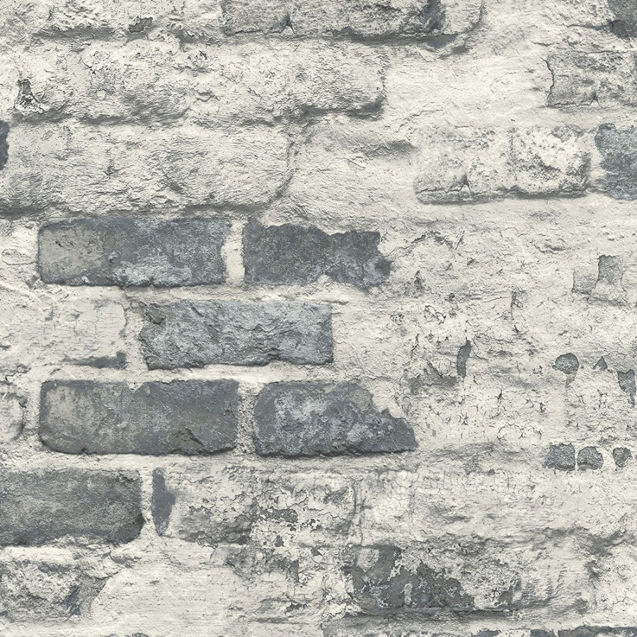 Tapeta šedá cihlová zeď A58102 | Lepidlo zdarma
