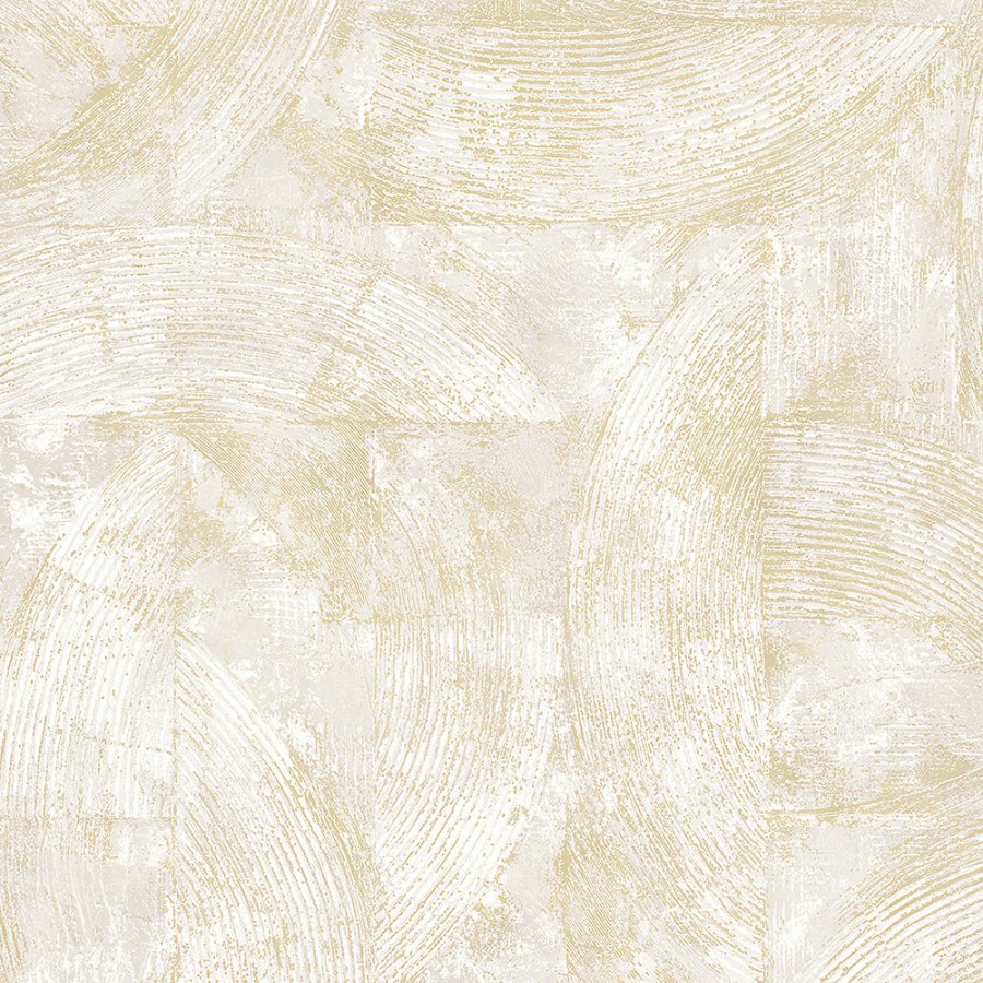 Štuková béžovo-bílá tapeta A56101 | Lepidlo zdarma