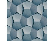 Geometrická modrá tapeta A54603 | Lepidlo zdarma Tapety Vavex