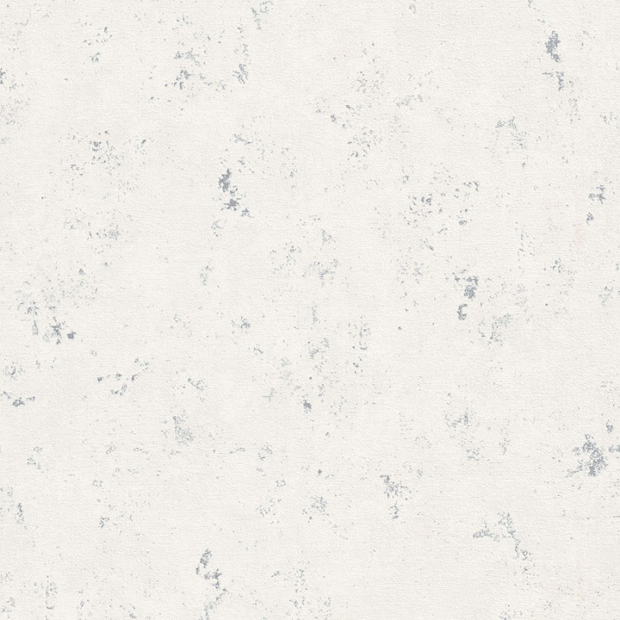 Štuková bílo-šedá tapeta A48604 | Lepidlo zdarma