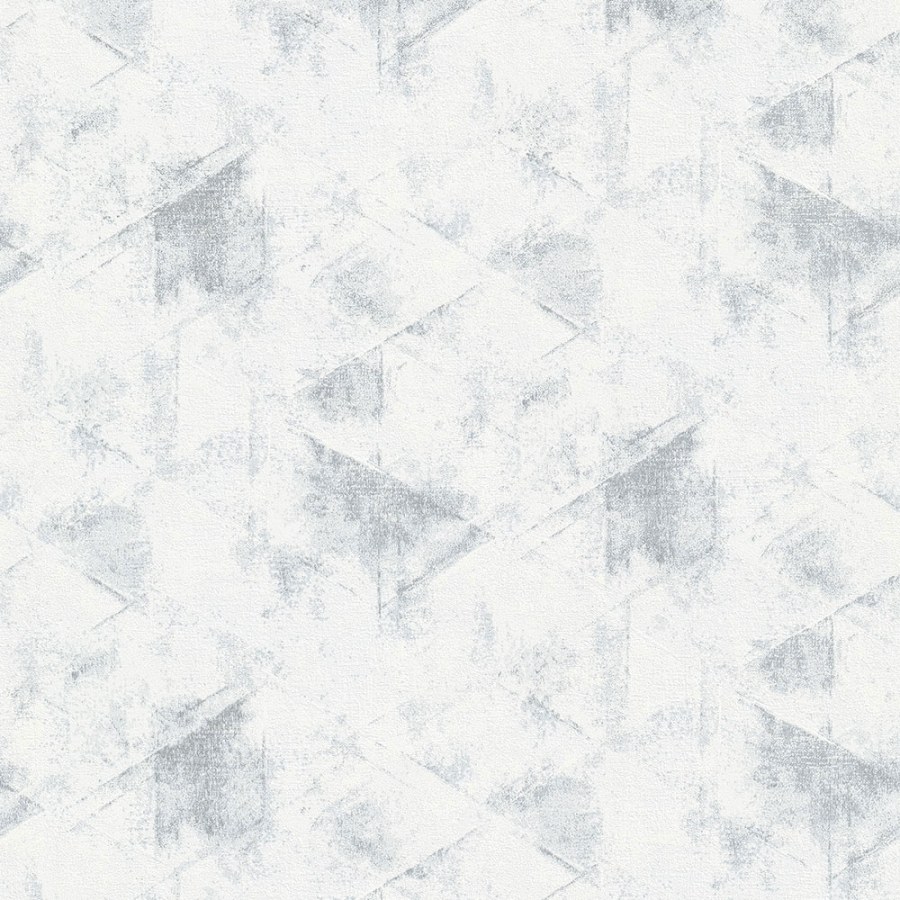 Štuková bílo-šedá tapeta A48501 | Lepidlo zdarma