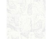 Koupelnová šedo-stříbrná tapeta 104881 | Lepidlo zdarma Tapety Vavex