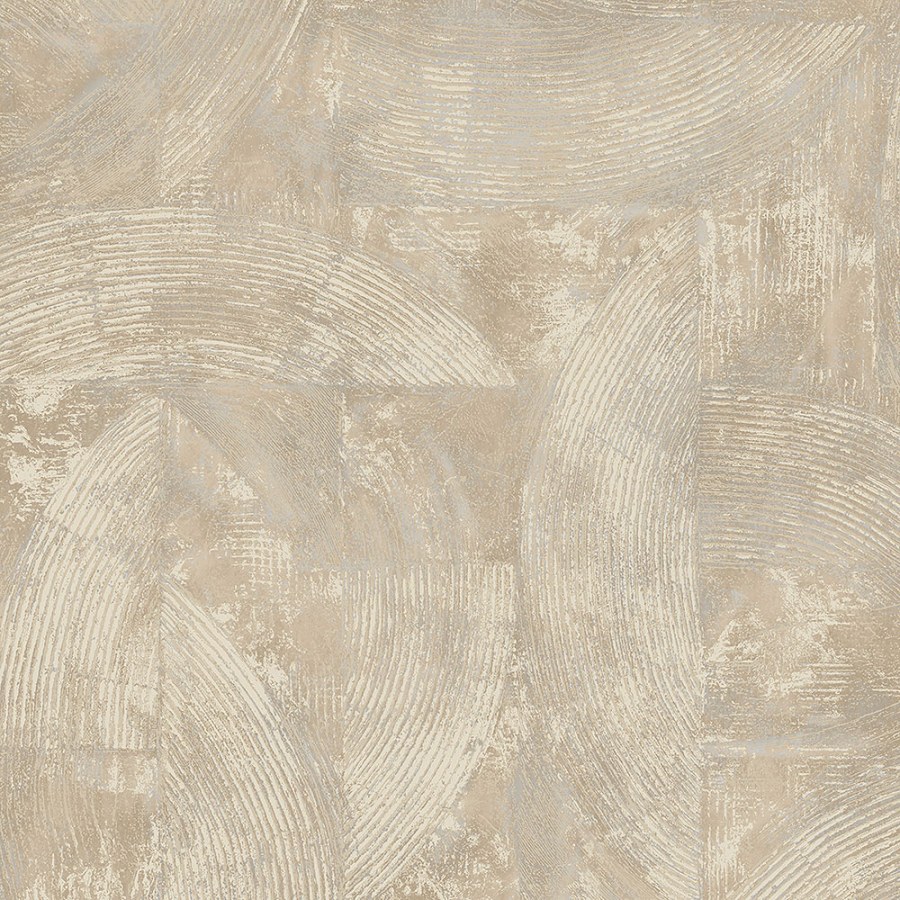 Štuková béžovo-šedá tapeta A56102 | Lepidlo zdarma