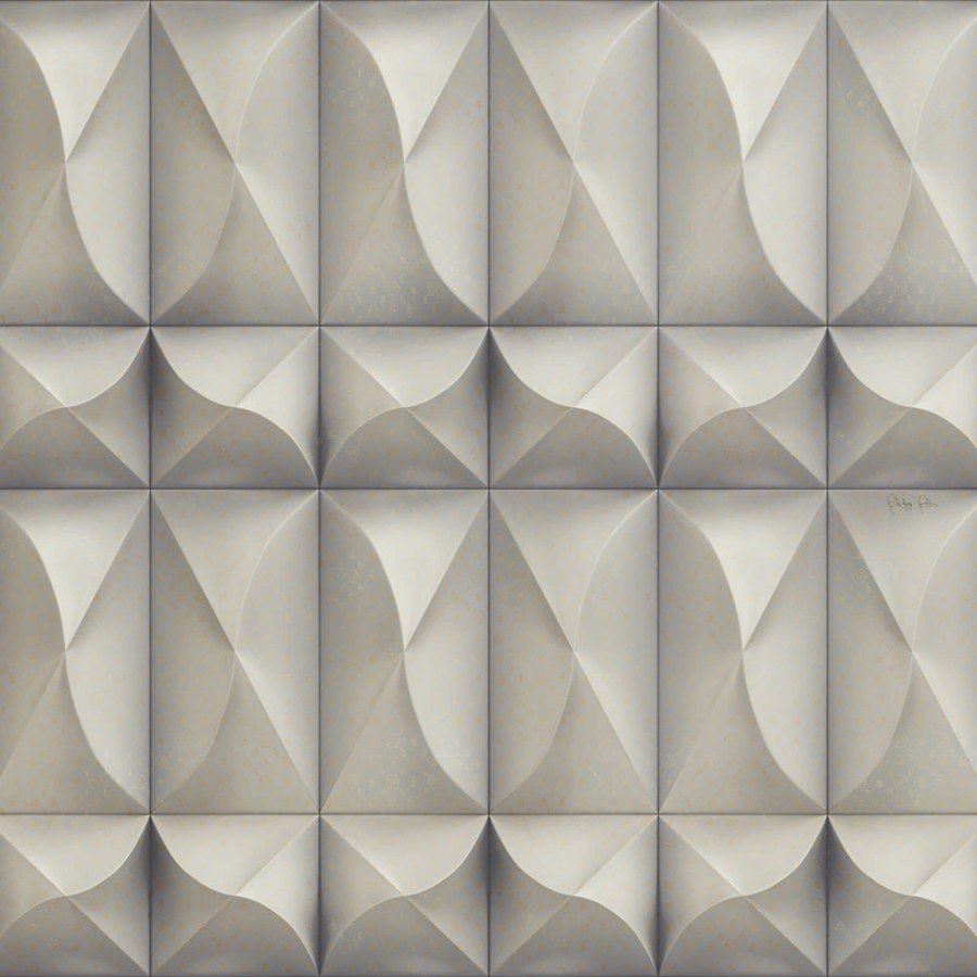 Šedá geometrická obrazová tapeta Z80084 Philipp Plein 300x300 cm - Tapety Vavex