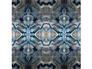 Šedo-modrá abstraktní obrazová tapeta Z80076 Philipp Plein 300x300 cm Tapety Vavex