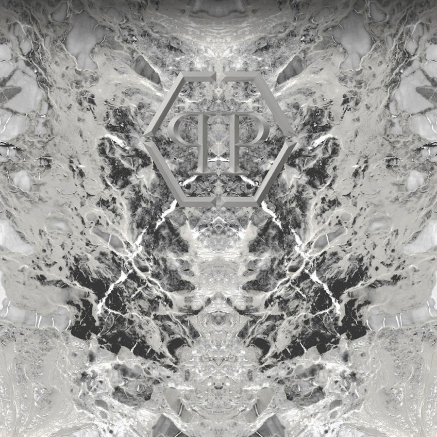 Obrazová tapeta šedý mramor Z80069 Philipp Plein 300x300 cm - Tapety Vavex