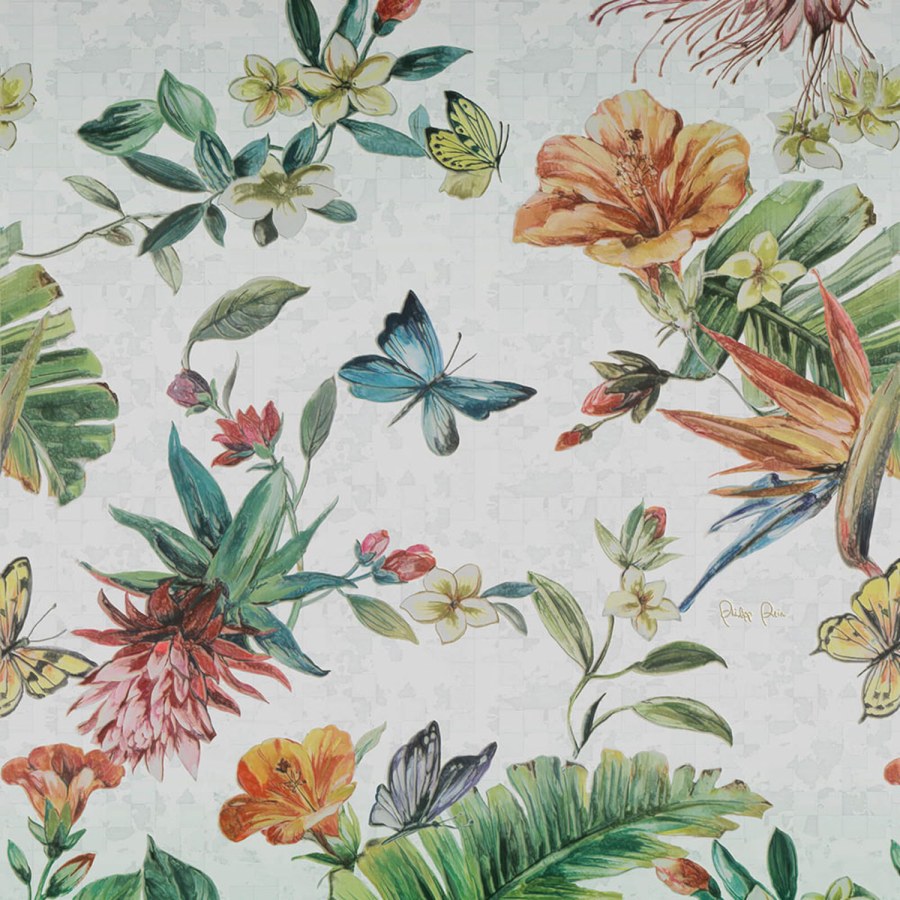 Obrazová tapeta s exotickými květinami Z80064 Philipp Plein 300x300 cm - Tapety Vavex