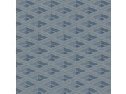 Modro-stříbrná geometrická Tapeta Z76050 Vision Tapety Vavex
