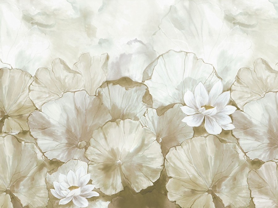 Obrazová tapeta Květy s listy Z66875 510 x 300 cm Satin Flowers - Tapety Vavex