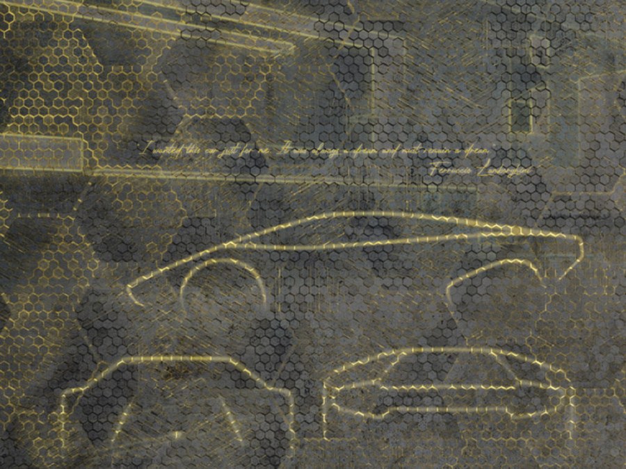 Grafická obrazová tapeta Z90057 330 x 300 cm Automobili Lamborghini 2 - Tapety Vavex