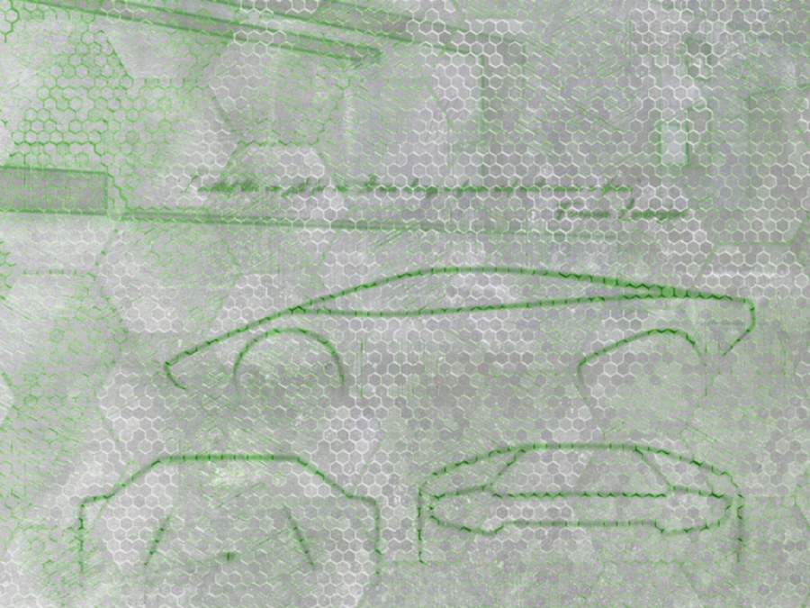 Grafická obrazová tapeta Z90058 330 x 300 cm Automobili Lamborghini 2