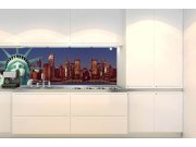 Samolepicí Fototapeta do kuchyně KI-180-115 Socha svobody | 180 x 60 cm Fototapety