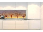 Samolepicí Fototapeta do kuchyně KI-180-121 Kapky na pampelišce | 180 x 60 cm Fototapety