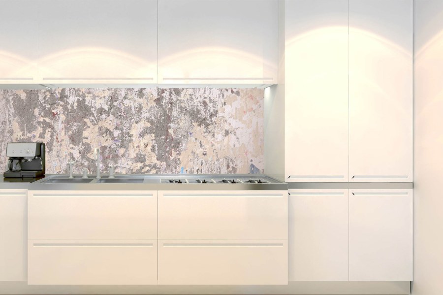 Samolepicí Fototapeta do kuchyně KI-180-152 Výstřední zeď | 180 x 60 cm - Fototapety