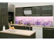 Samolepicí Fototapeta do kuchyně KI-260-124 Levandule | 260 x 60 cm Fototapety