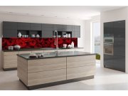 Samolepicí Fototapeta do kuchyně KI-350-132 Rudé růže | 350 x 60 cm Fototapety