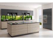 Samolepicí Fototapeta do kuchyně KI-350-133 Svěží les | 350 x 60 cm Fototapety