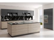 Samolepicí Fototapeta do kuchyně KI-350-155 Černý mramor | 350 x 60 cm Fototapety