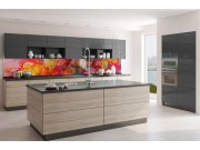 Samolepicí Fototapeta do kuchyně KI-350-160 Abstraktní zeď | 350 x 60 cm Fototapety