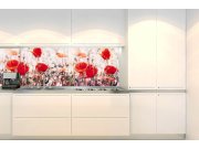 Samolepicí Fototapeta do kuchyně KI-180-171 Vlčí mák | 180 x 60 cm Fototapety
