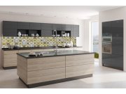 Samolepicí Fototapeta do kuchyně KI-350-164 Žluté kachličky | 350 x 60 cm Fototapety