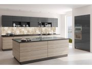 Samolepicí Fototapeta do kuchyně KI-350-168 Béžová kachličky | 350 x 60 cm Fototapety