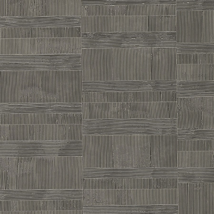 Geometrická Tapeta stříbrno černá 64613 | Lepidlo zdarma - Tapety Vavex