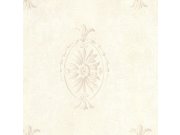 Tapeta se zámeckými ornamenty na světlém béžovám štukovám podkladu | 27501 | Lepidlo zdarma Tapety Vavex