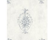 Tapeta se zámeckými ornamenty na světlém krémovám štukovám podkladu | 27504 | Lepidlo zdarma Tapety Vavex