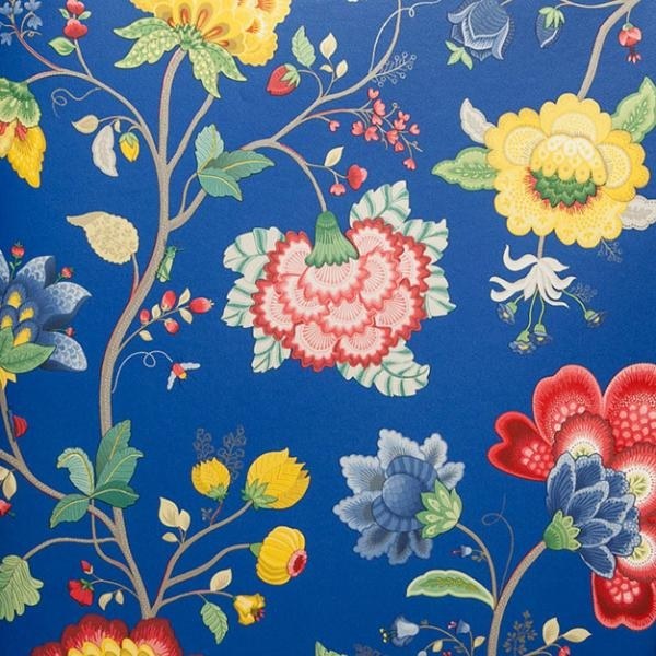 Modrá květinová tapeta 341034 Pip Studio 4 Eijffinger - Tapety Eijffinger