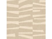 Béžová tapeta s geometrickým retro vzorem 318020 Twist Eijffinger