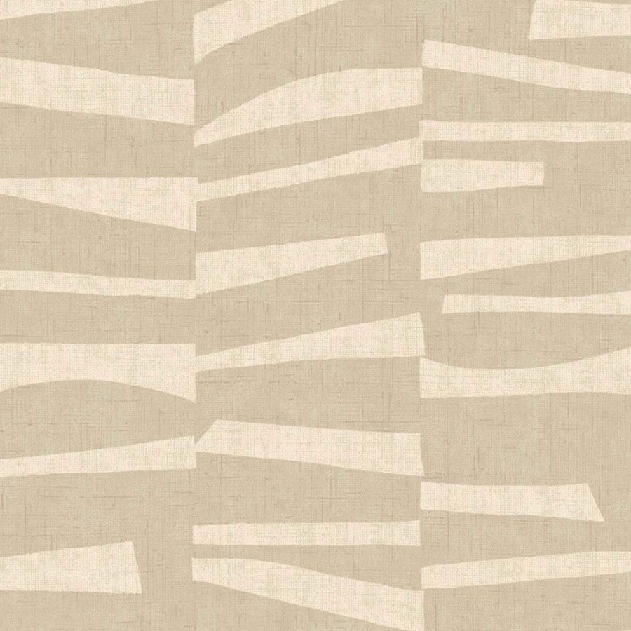 Béžová tapeta s geometrickým retro vzorem 318020 Twist Eijffinger - Tapety Eijffinger