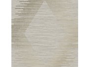 Šedo-béžovo-zlatá geometrická Tapeta 120246 | Lepidlo zdrama