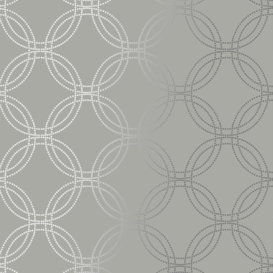 Šedo-stříbrná geometrická Tapeta 120140 | Lepidlo zdrama - Tapety Vavex