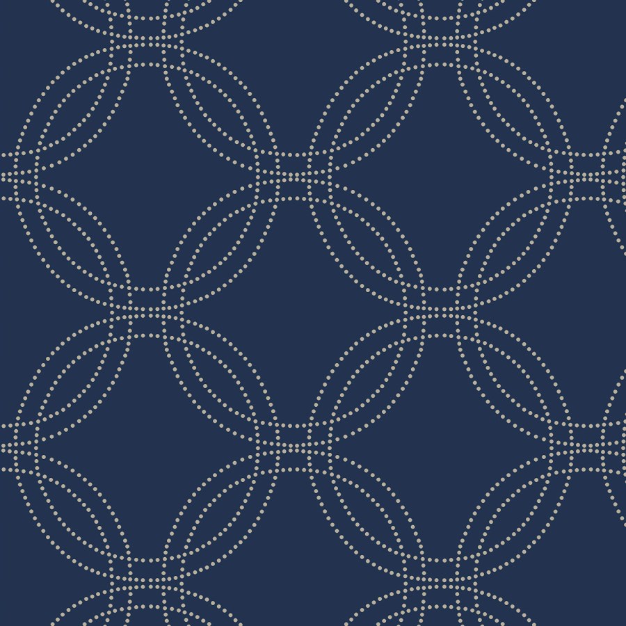Modro-zlatá geometrická Tapeta 114870 | Lepidlo zdrama - Tapety Vavex