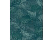 Modro-zelená Tapeta listy A66501 | Lepidlo zdrama