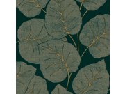 Zelená Tapeta listy A63502 | Lepidlo zdrama