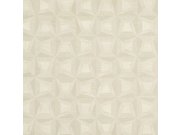 Bílá geometrická Tapeta s vinylovým povrchem 31902 Textilia | Lepidlo zdrama Tapety Vavex