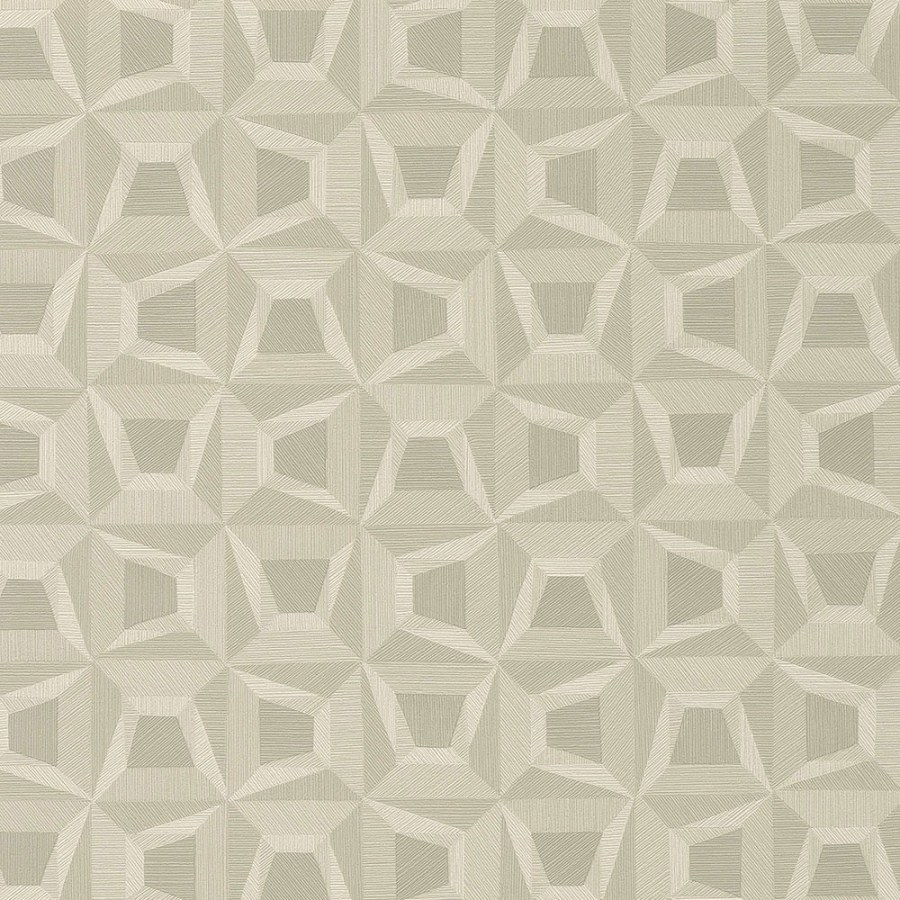 Béžová geometrická Tapeta s vinylovým povrchem 31904 Textilia | Lepidlo zdrama - Tapety Vavex
