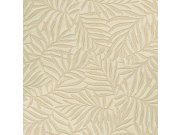 Béžová Tapeta s vinylovým povrchem Listy 31803 Textilia | Lepidlo zdrama Tapety Vavex