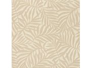Béžová Tapeta s vinylovým povrchem Listy 31804 Textilia | Lepidlo zdrama Tapety Vavex