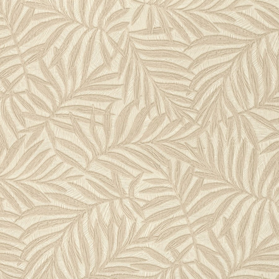 Béžová Tapeta s vinylovým povrchem Listy 31804 Textilia | Lepidlo zdrama - Tapety Vavex