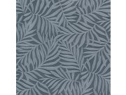 Modrá Tapeta s vinylovým povrchem Listy 31808 Textilia | Lepidlo zdrama Tapety Vavex