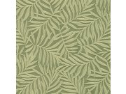 Zelená Tapeta s vinylovým povrchem Listy 31810 Textilia | Lepidlo zdrama