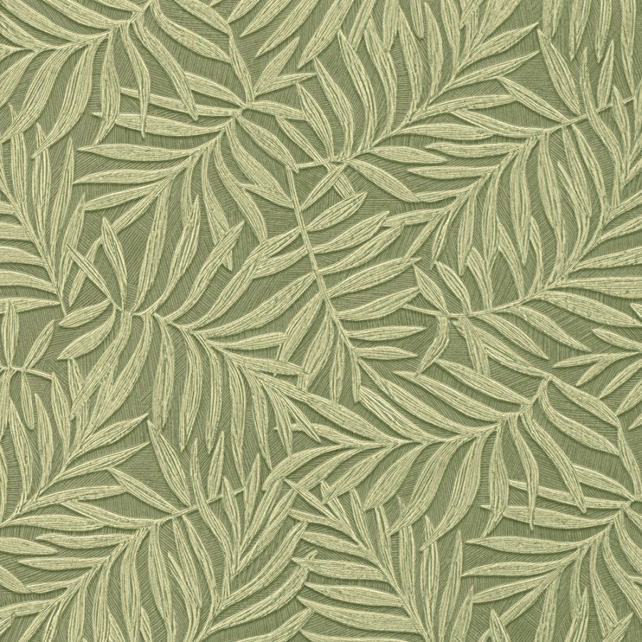 Zelená Tapeta s vinylovým povrchem Listy 31810 Textilia | Lepidlo zdrama - Tapety Vavex