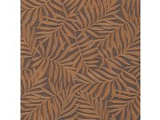 Hnědá Tapeta s vinylovým povrchem Listy 31811 Textilia | Lepidlo zdrama Tapety Vavex