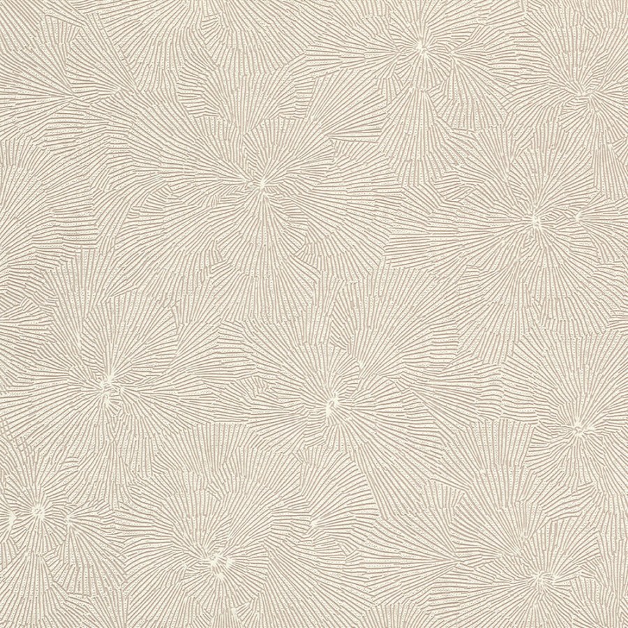 Béžová tapeta s květy 32006 Textilia | Lepidlo zdrama - Tapety Vavex