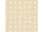 Béžová geometrická Tapeta s vinylovým povrchem 31903 Textilia | Lepidlo zdrama Tapety Vavex