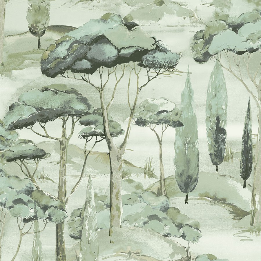 Zelená Tapeta | příroda | stromy | A69202 | Lepidlo zdrama - Tapety Vavex