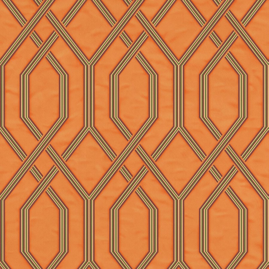 Geometrická Tapeta | oranžová | 1502-4 | Vera | AdaWall - Tapety Adawall